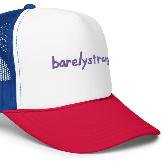 Barely Straight Trucker Hat Kids Size